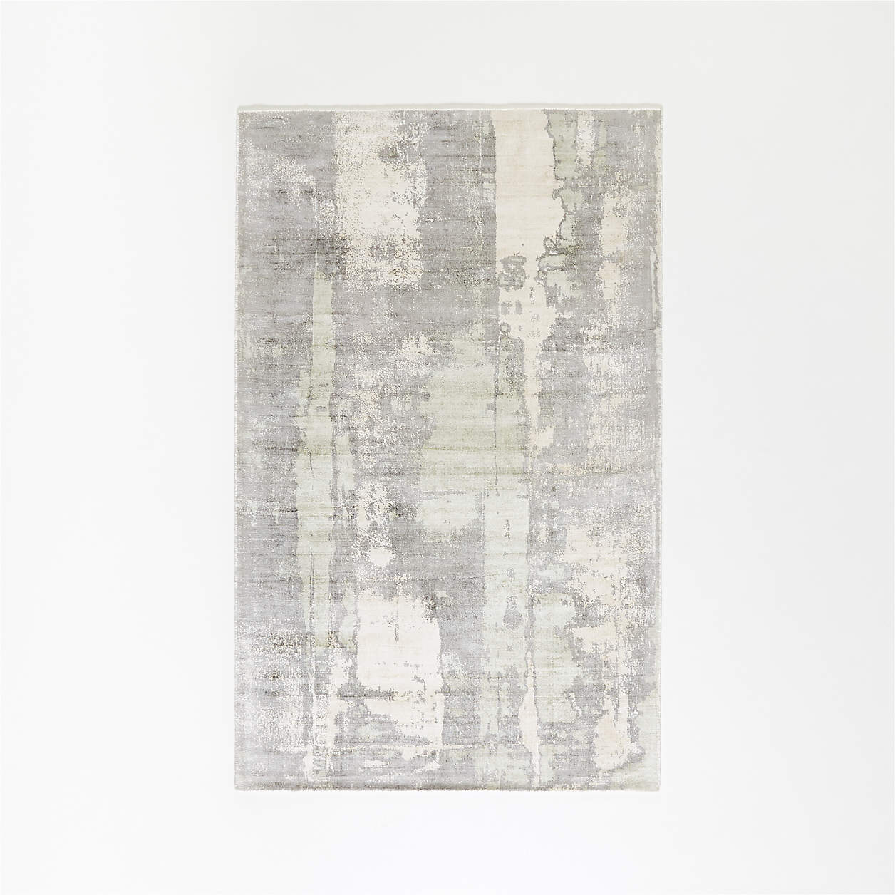 Tottori Grey Abstract Area Rug 8'x10' + Reviews Crate & Barrel