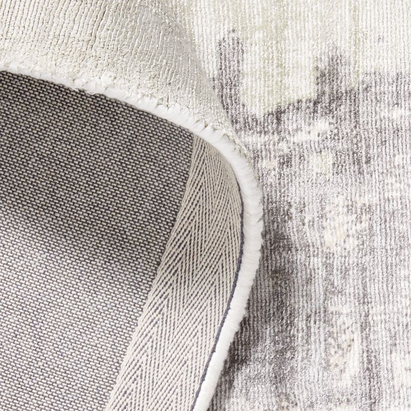 Tottori Grey Abstract Area Rug 9'x12' + Reviews Crate & Barrel