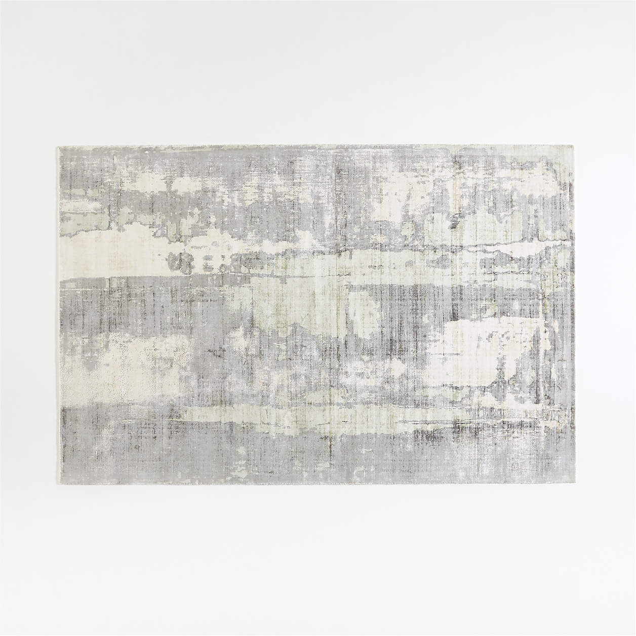 Tottori Grey Abstract Rug 6'x9' + Reviews Crate & Barrel