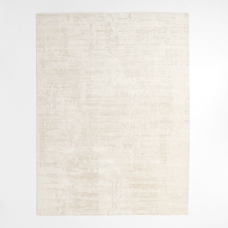 Tottori Viscose Abstract Ivory Area Rug 6'x9' - image 1 of 5