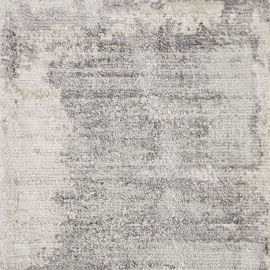 Tottori Grey Abstract Rug Swatch + Reviews Crate & Barrel