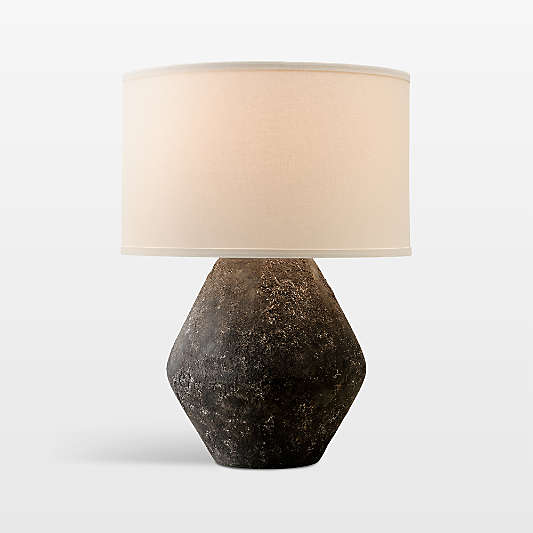 Toulon Ceramic Table Lamps with White Shade