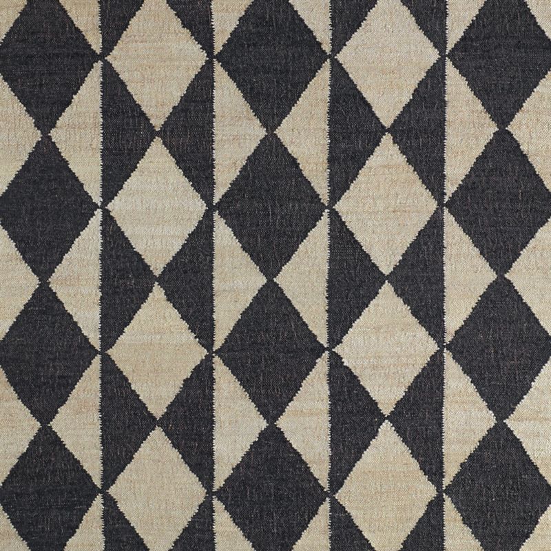 Toulon Jute Diamond Checkered Navy Blue Area Rug 12'x15' - image 0 of 5