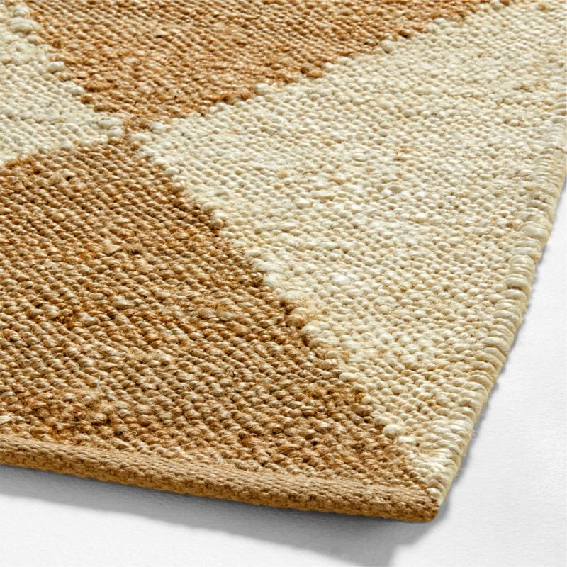 Toulon Jute Harlequin White Rug Swatch 12"x18" - image 10 of 10