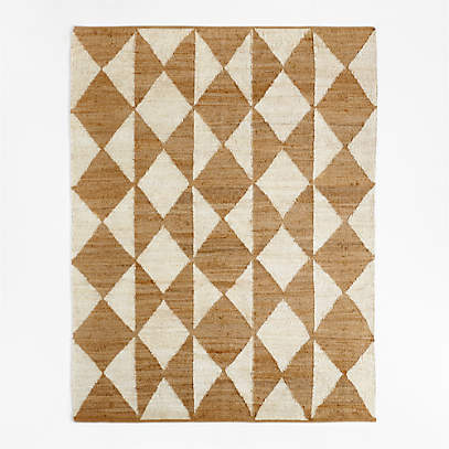 Whimsical Collection 100% Jute Accent Utility Rug