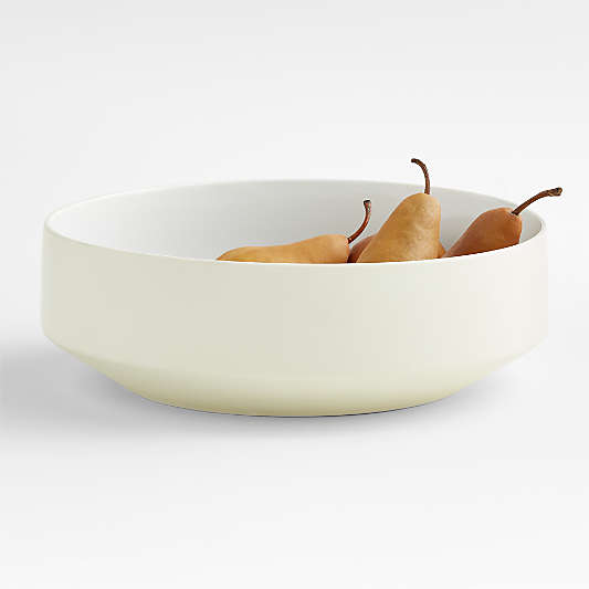 Tour White Porcelain Serving Bowl