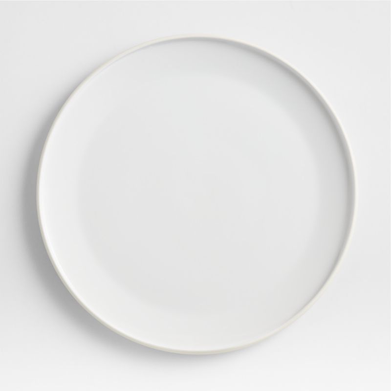 Tour White Porcelain Dinner Plate Reviews Crate Barrel Canada   TourDinnerPlateSSF23