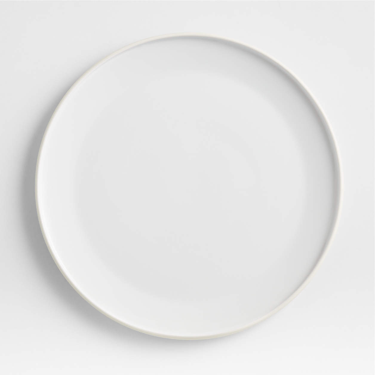 Tour White Porcelain Dinner Plate