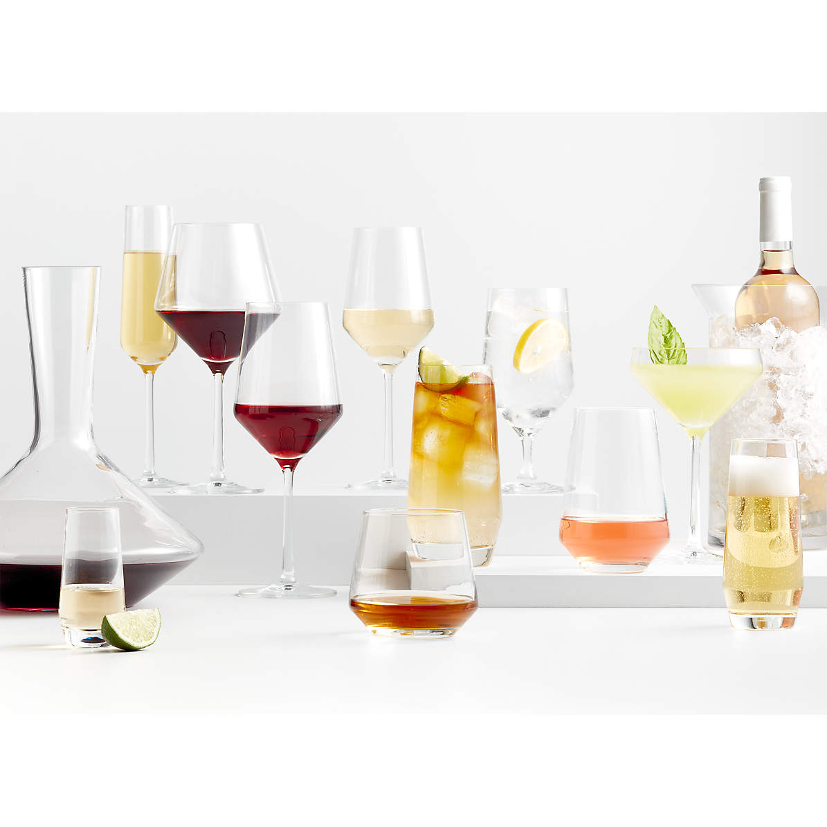 Non-Breakable Tritan White Wine Glasses