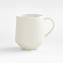 Tour 14-oz. White Porcelain Mug + Reviews | Crate & Barrel