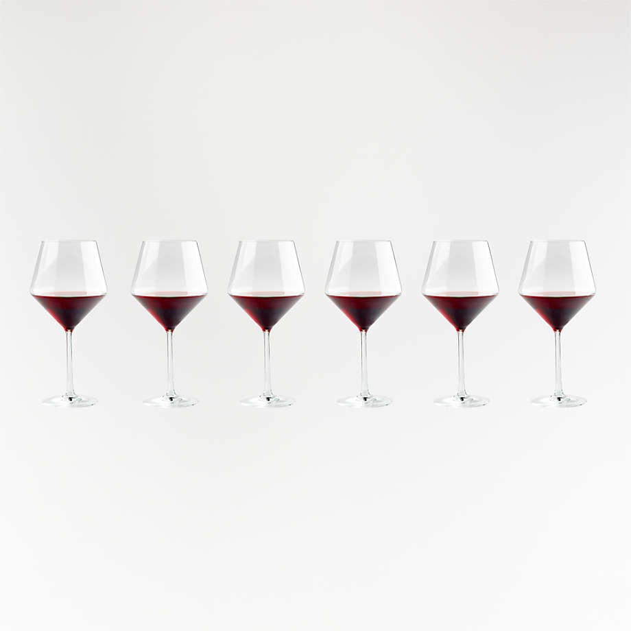 Schott Zwiesel Pure Tritan Crystal Stemware Glassware  Collection, 6 Count (Pack of 1), Bordeaux Red Wine Glass: Red Wine Glasses: Wine  Glasses
