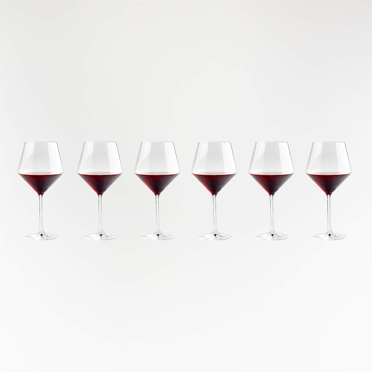  Zwiesel Glas Pure Tritan Crystal Stemware Glassware Collection,  6 Count (Pack of 1), Burgundy Red Wine Glass
