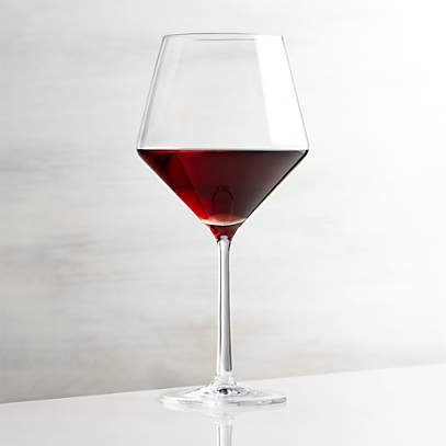 crate and barrel red wine glasses