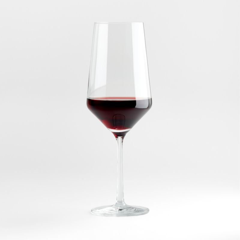 Red or White wine glasses 15oz Hand Blown Premium Crystal square