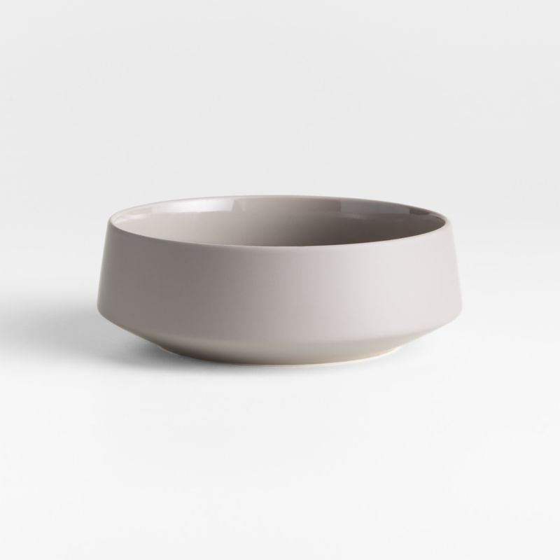 Tour Taupe Porcelain Cereal Bowl - image 0 of 6