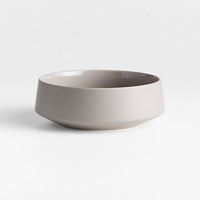 View Tour Taupe Porcelain Cereal Bowl details