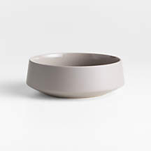 Tour Taupe Porcelain Cereal Bowl + Reviews | Crate & Barrel