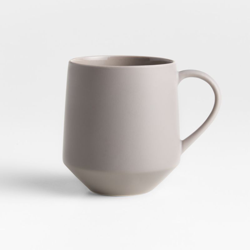 Tour 14-oz. Taupe Porcelain Mug - image 0 of 7