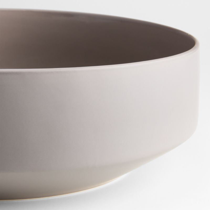 Tour Taupe 12" Porcelain Serving Bowl - image 2 of 3