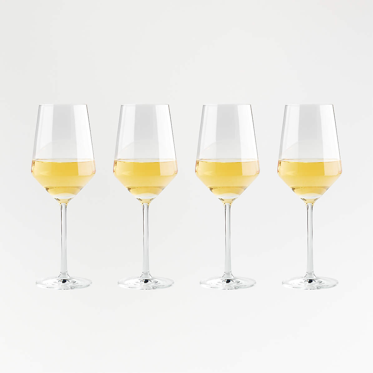 GetUSCart- Exquisite White Wine Glasses [Set of 4] 14 Ounce - Lead