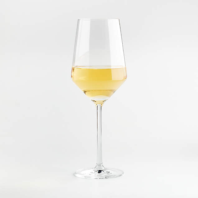 Ezra Optic White Wine Glass Reviews Crate And Barrel 5152