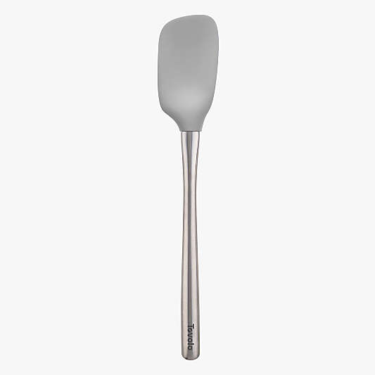 Tovolo Flex-Core ® Oyster Grey Silicone Spoonula with Stainless Steel Handle