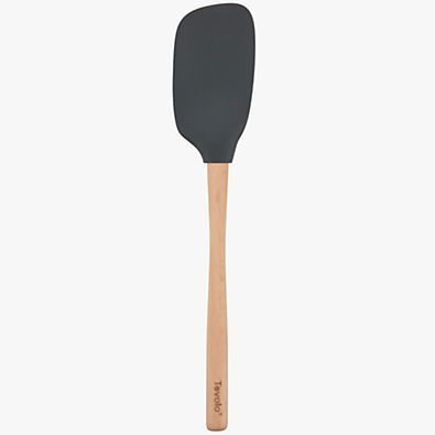 View Tovolo Flex-Core ® Charcoal Silicone Spoonula with Wood Handle details