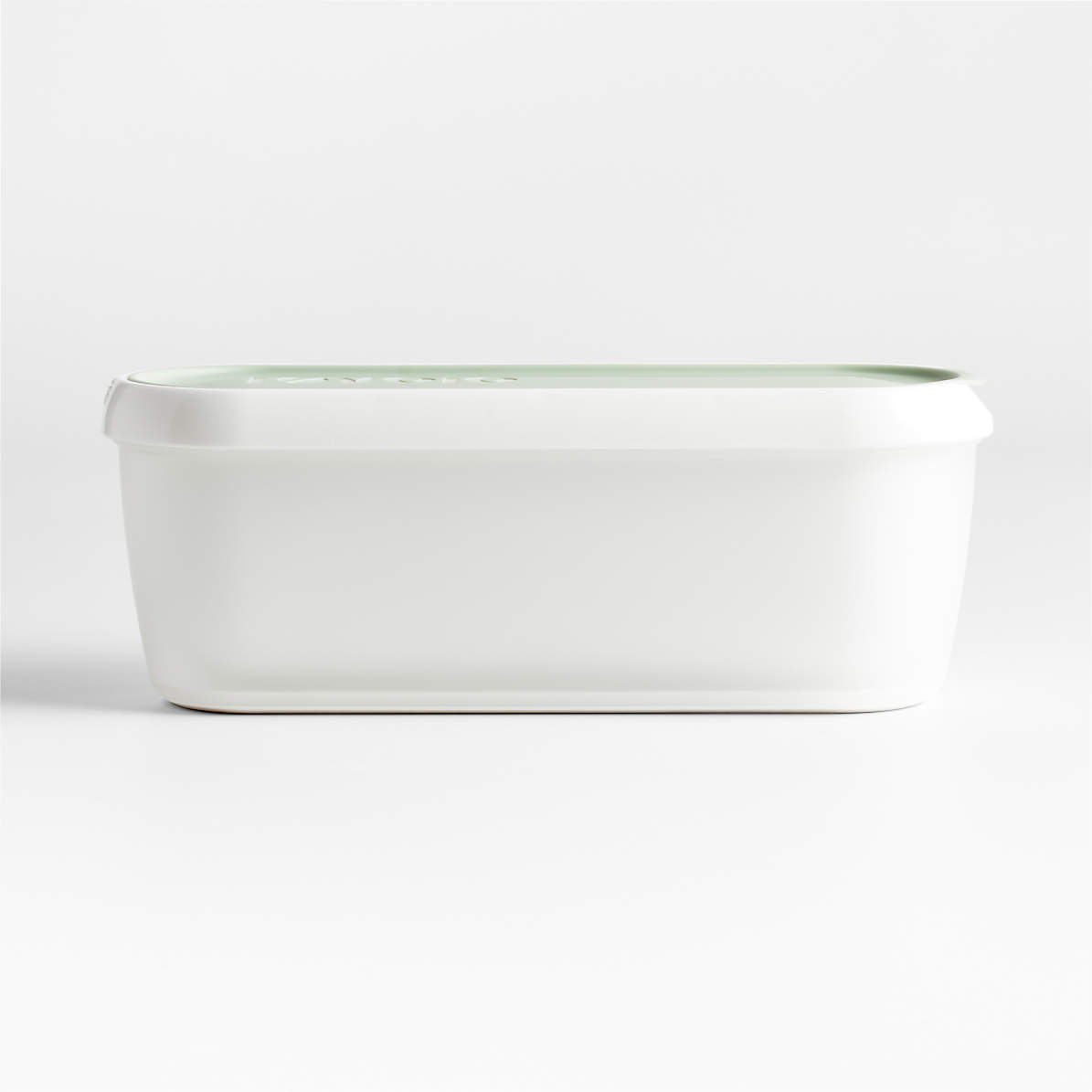 Tovolo Glide A Scoop 1.5 qt Green Oblong Oval Freezer Ice Cream Tub  Container