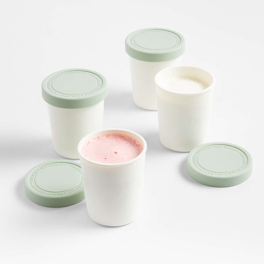 Tovolo Mini 6-Oz. Ice Cream Storage Containers, Set of 4 + Reviews, Crate  & Barrel