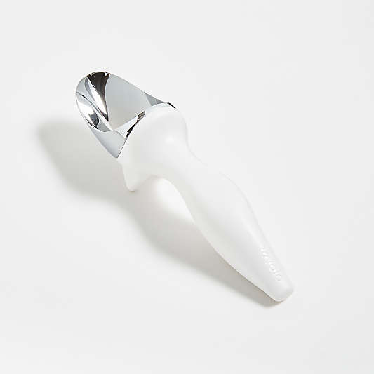 Tovolo Tilt-Up White Ice Cream Scoop