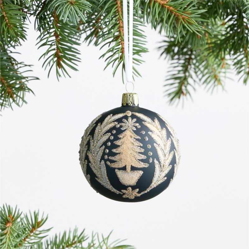European Tree Flourish Ball Christmas Tree Ornament - image 1 of 3