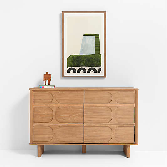 Tractor Large Framed Wall Art Print