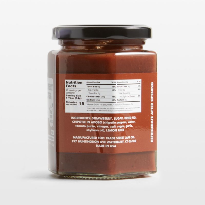 Trade Street Strawberry Chipotle and Fig Jam | Crate & Barrel