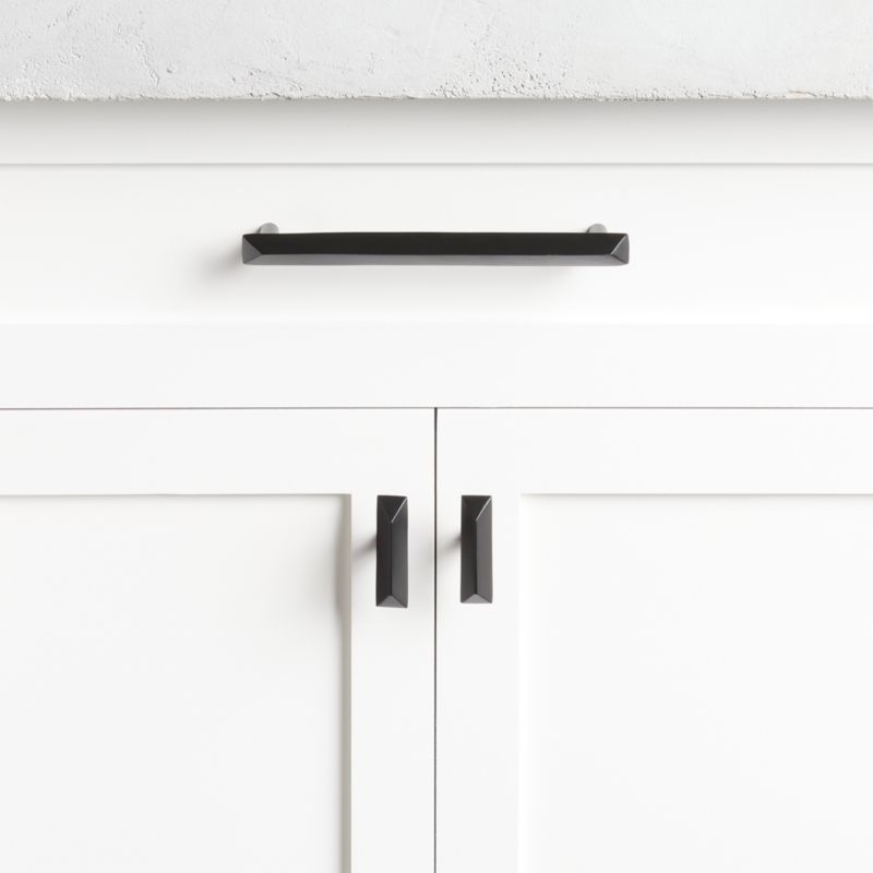 Triangle Matte Black 4" Bar Pull - image 2 of 10