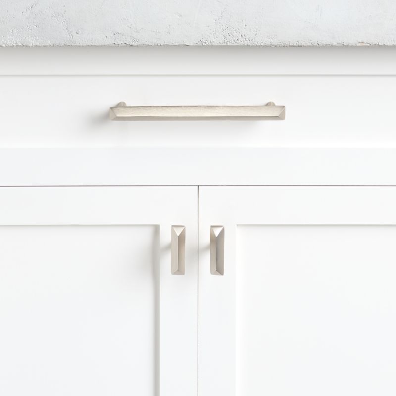 Triangle 6" Brushed Nickel Bar Pull - image 2 of 10