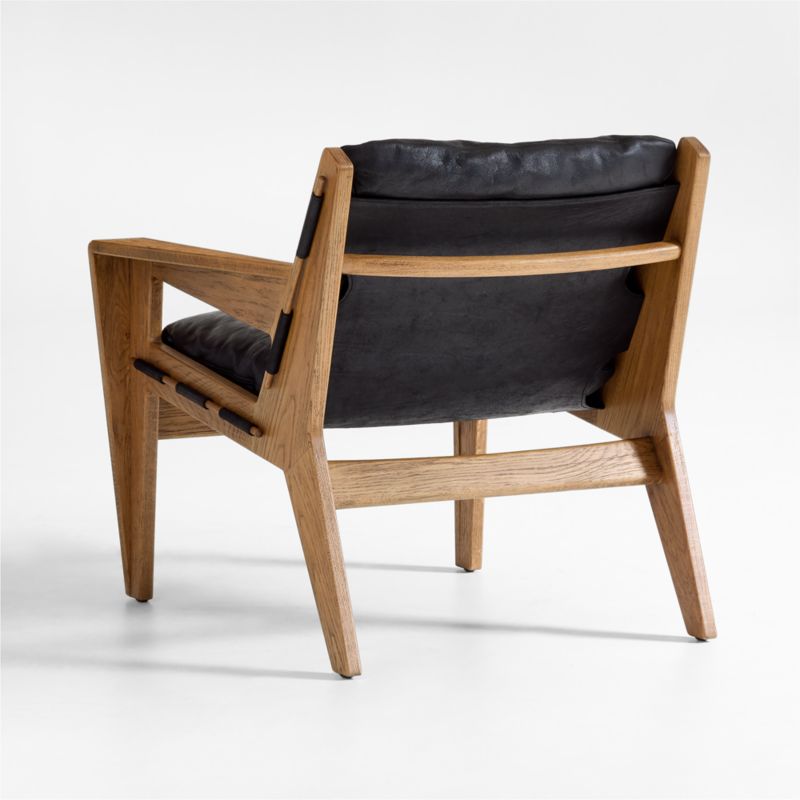 Trava Leather Accent Chair - image 3 of 5