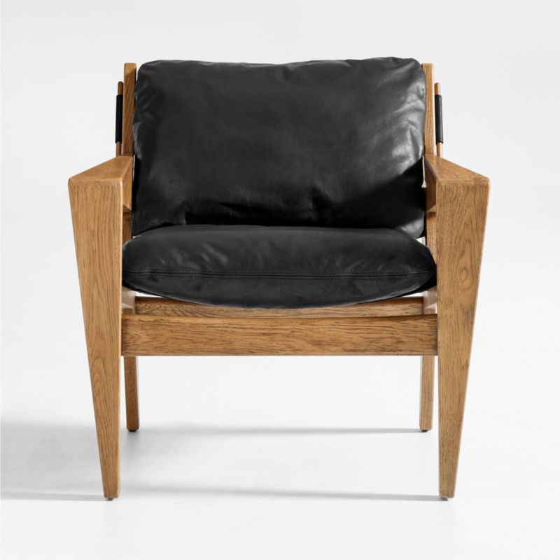 Trava Leather Accent Chair - image 1 of 5