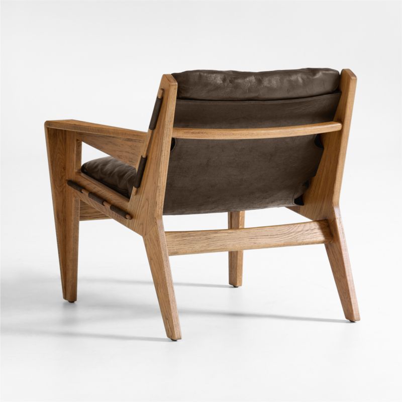 Trava Leather Accent Chair - image 5 of 7