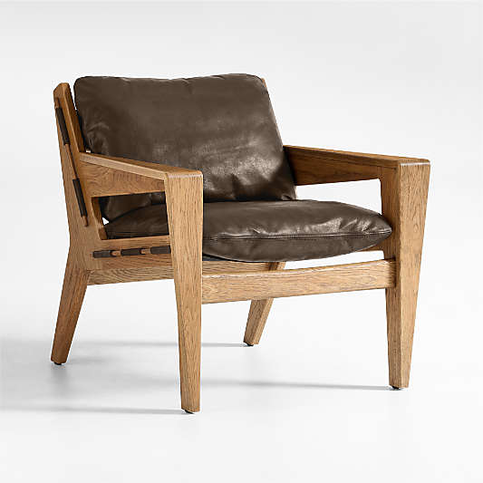 Trava Leather Accent Chair