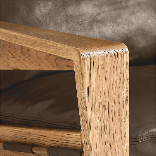 Trava Leather Accent Chair