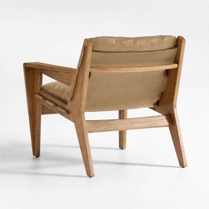 Trava Leather Accent Chair - image 4 of 6