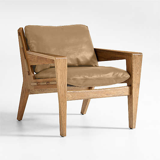 Trava Leather Accent Chair