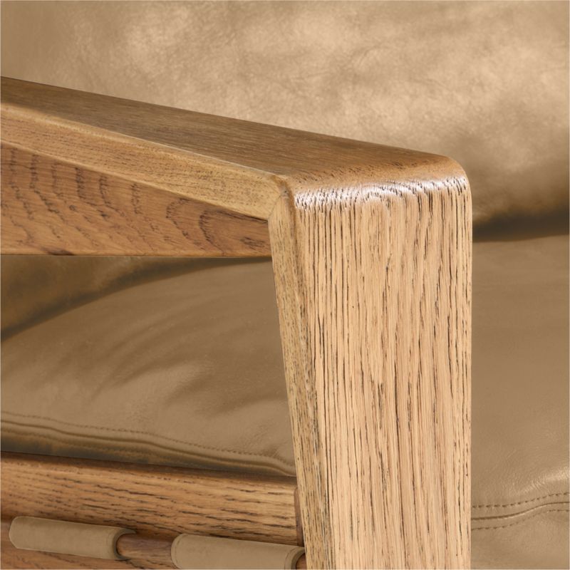 Trava Leather Accent Chair - image 5 of 6
