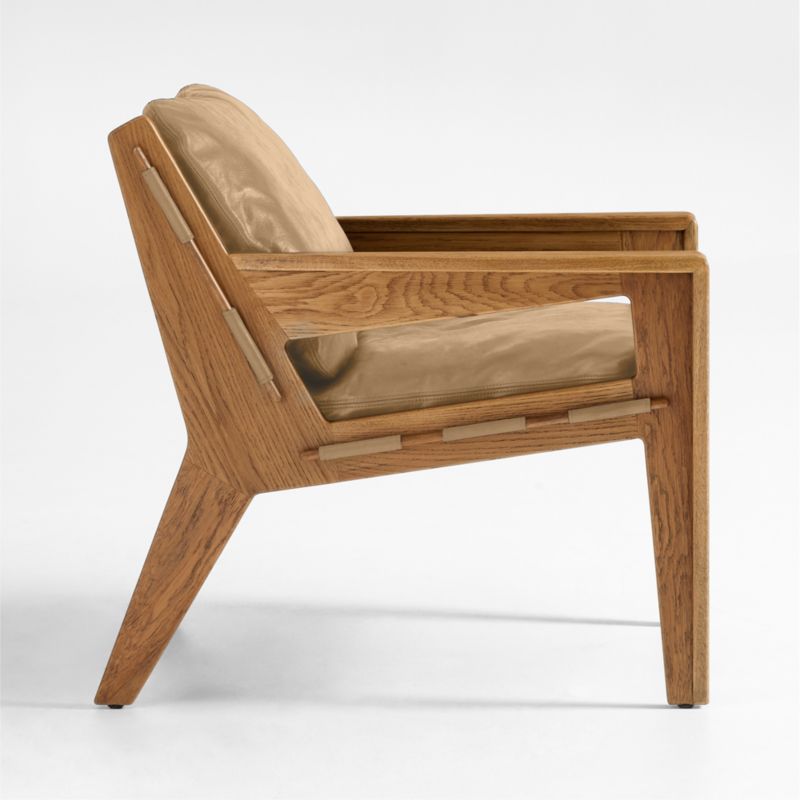 Trava Leather Accent Chair - image 3 of 6