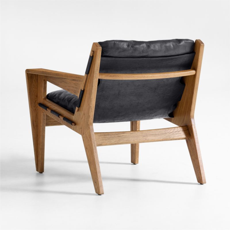 Trava Leather Accent Chair - image 5 of 7