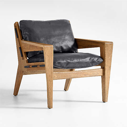 Trava Leather Accent Chair