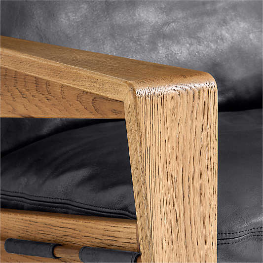 Trava Leather Accent Chair
