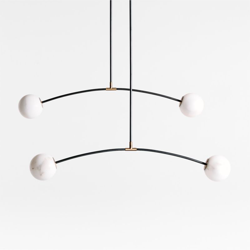 Traverse White Alabaster Pendant Light - image 8 of 11