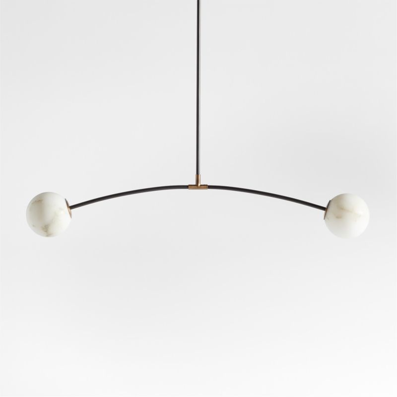 Traverse White Alabaster Pendant Light - image 7 of 11