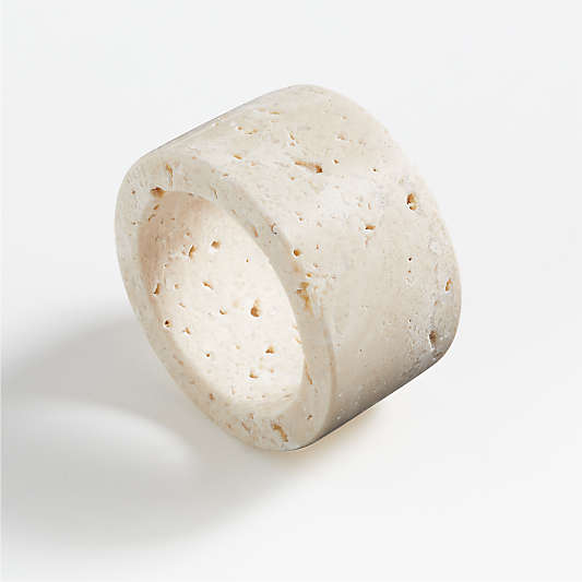 Travertine Napkin Ring